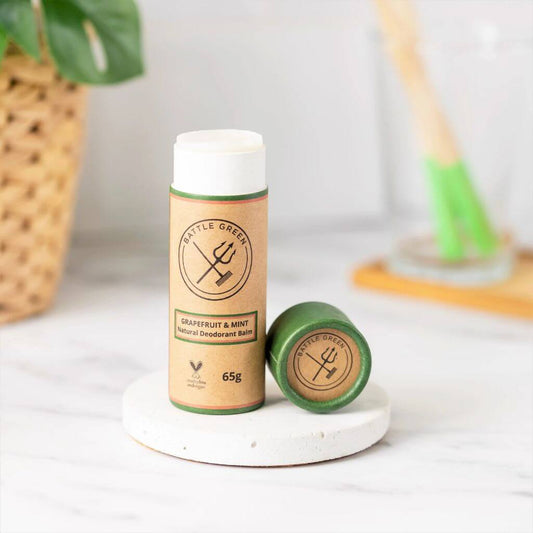 Battle Green Grapefruit & Mint Natural Deodorant