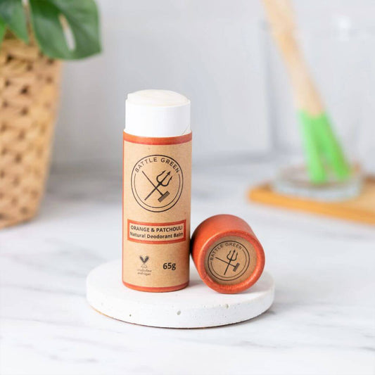 Battle Green Orange & Patchouli Natural Deodorant