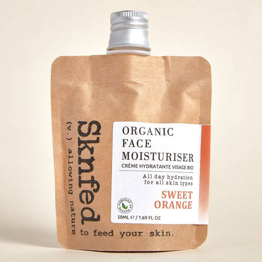 Sknfed Organic Face Moisturiser - Sweet Orange