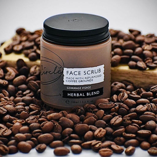 UpCircle Coffee Face Scrub - Herbal Blend for Acne