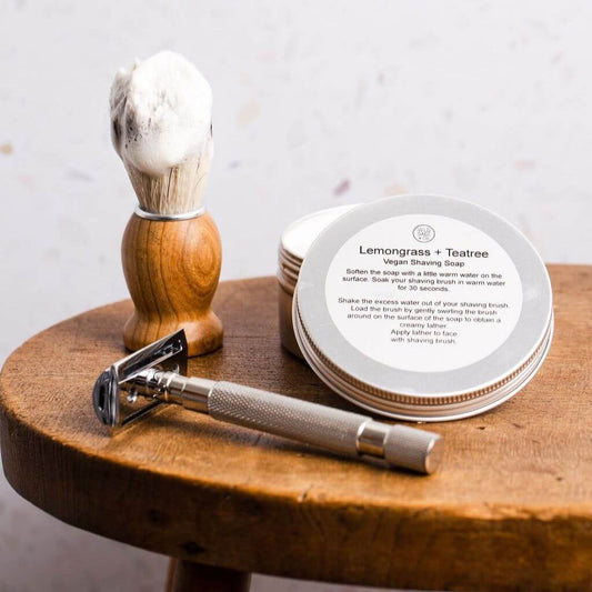 Wild Sage + Co Lemongrass and Teatree Shaving Soap