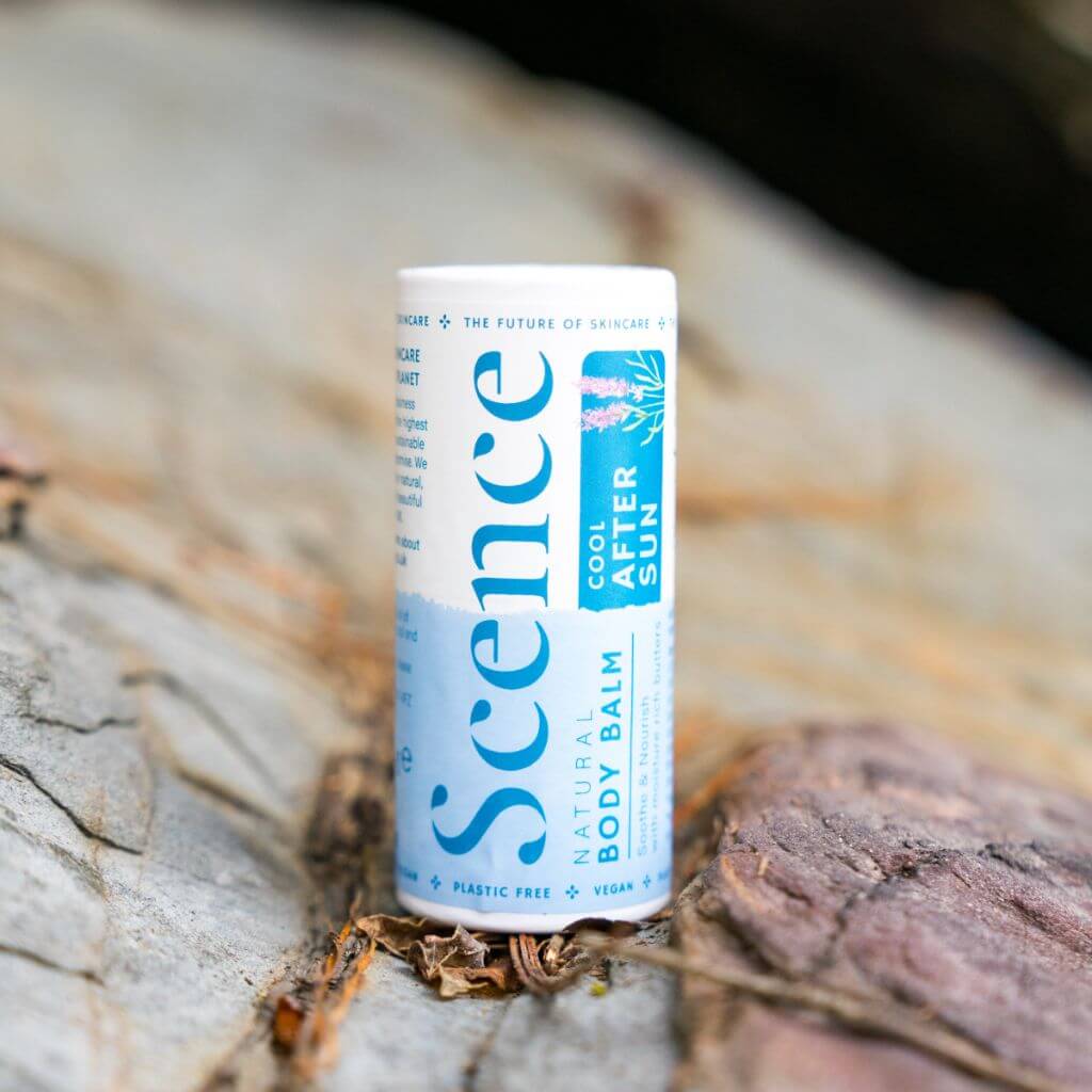 Scence After Sun Natural Solid Body Moisturiser. Perfect travel companion for the handbag, to help your skin after sun exposure.