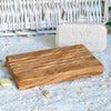 Olive wood grooved soap dish. Perfect for the bathroom basin. traditional and elegant. easily cleaned, and beautifully coloured.