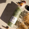 UpCircle Bath Salts with Epsom, Sea and Himalayan Pink Salt, and Rose Petals. Flatlay product image.
