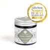 Silvan Skincare. Mama's Balm. papaya and Mandarin Balm for Mama's. 60ml. Glass Jar with Aluminium lid. On a white background. with awards. Winner 2019 The Green Parent Natural Beauty Awards GOLD. Perfect for Pregnancy and after child-birth.