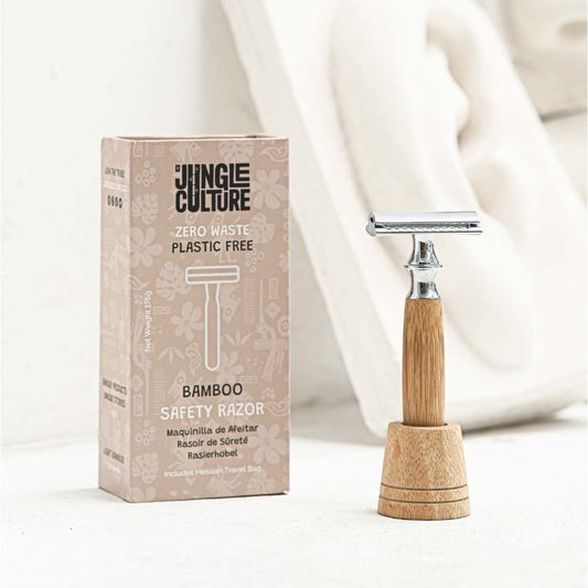 Stand for Classic Light Wood Bamboo Safety Razor