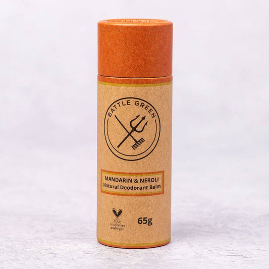 Battle Green Mandarin & Neroli Natural Deodorant