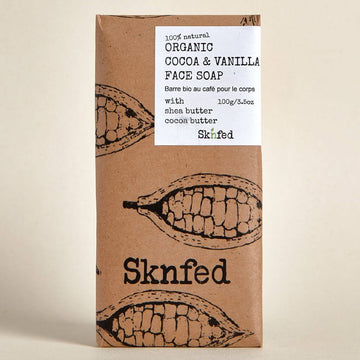 Sknfed Organic Face Soap - Cocoa and Vanilla
