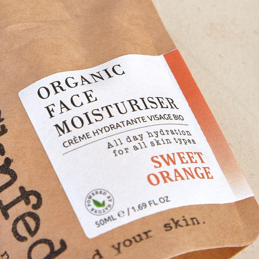 Sknfed Organic Face Moisturiser - Sweet Orange