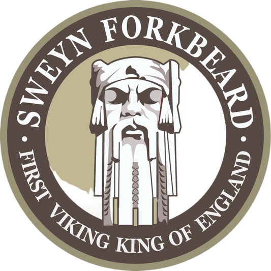 Sweyn Forkbeard Logo. First Viking King of England