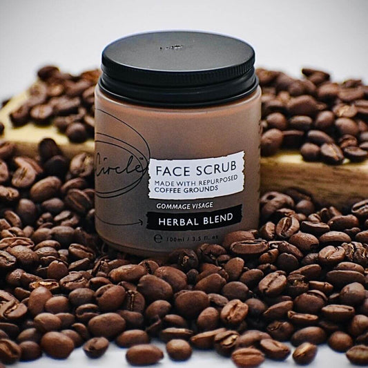 UpCircle Coffee Face Scrub - Herbal Blend for Acne