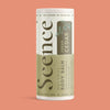 Scence Fresh Cedar Natural Solid Body Balm. Orange Background. Woody Scented with Cedar and Frankincense essential oils.