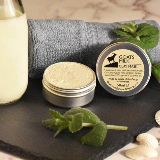 Goats of the Gorge. Goats milk Clay Mask. Life style. Night Time routine. Wash Face.