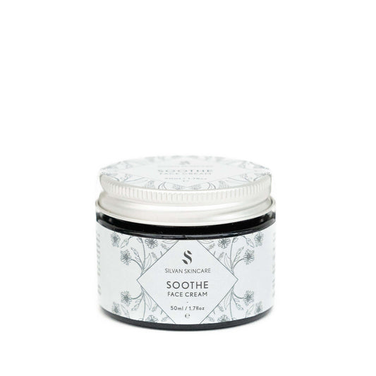 Silvan Skincare. Soothe Face Cream. 50ml. On a white background.