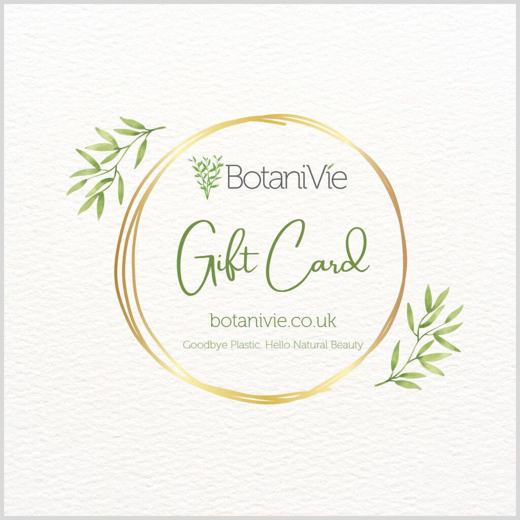 BotaniVie Gift Card. E-Voucher. e-Gift Card with no denomination. Colourful with textured background.